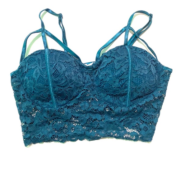 Teal bralette top Clearance